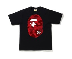 Bape AHTS FOG Camouflage Ape-head Printed Short-sleeved T-shirt Men's and Women's Casual All-match Fashionable Creative Loose T-shirt